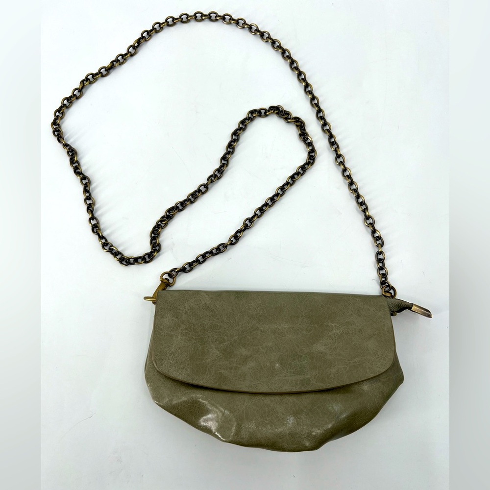 Anthropologie Sage Green‎ Crossbody Shoulder Bag